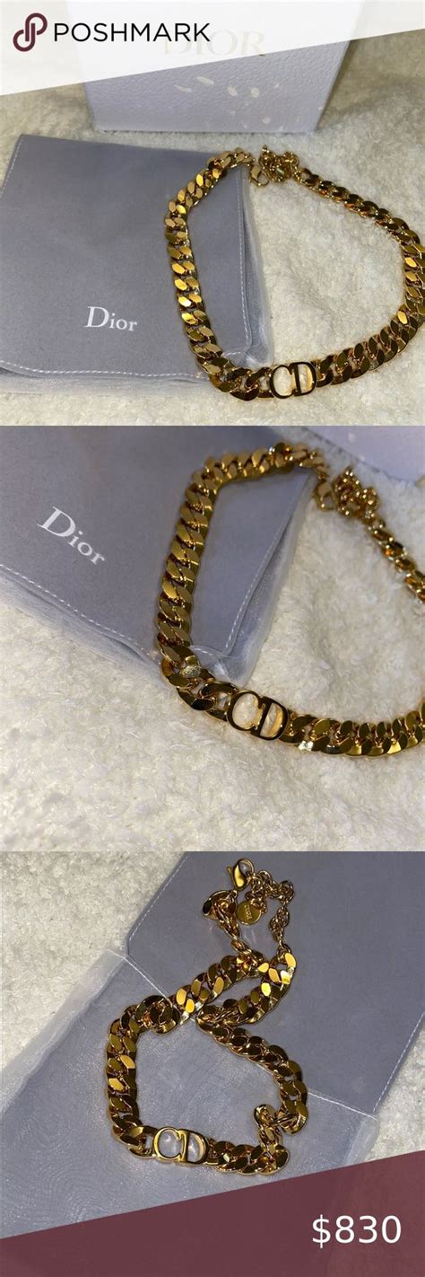 christian dior etoile necklace|dior chunky necklace.